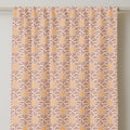 Modern Linen Curtain – Terracotta Sunburst Pattern with Retro Geometric Style for Warm Minimalist Spaces - Image 2