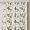 Watercolor Leaf Linen Curtain: Olive & Sage Botanical Panel - Image 2