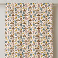 Moth & Leaf Linen Curtain: Whimsical Kids Room Drapery - Custom Panel - Image 2