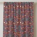 William Morris Style Linen Curtain: Orchard Bloom Botanical Drapery - Image 3