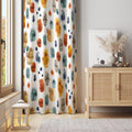Watercolor Splash Curtain – Colorful Brushstroke Dot Pattern for Modern Artistic Decor - Image 1