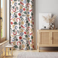Abstract Geometric Curtain: Modern Multicolor Drapes, Cotton Blend (Single Panel - Image 1