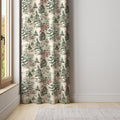 Christmas Pine Tree Curtain – Woodland Holiday Window Panel - Image 1