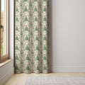 Christmas Forest Curtain - Pine Tree & Berry Festive Window Panel - Image 1