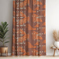 Oak Leaf Curtain Panel: Vintage William Morris Botanical Print - Image 1