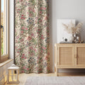 Multicolor Floral Curtain – Intricate Garden Flower Pattern for Traditional or Romantic Decor - Image 1