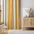 Sunshine Stripe Curtain – Warm Yellow and Orange Panel for Retro or Summer Interiors - Image 1