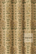 Floral Print Linen Curtain: Vintage Cottage Style - Custom Panel - Image 3