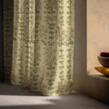 Floral Print Linen Curtain: Vintage Cottage Style - Custom Panel - Image 5