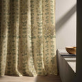Floral Print Linen Curtain: Vintage Cottage Style - Custom Panel - Image 4