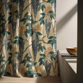 Wisteria Linen Curtain Panel - Botanical Vine Art Nouveau Drapery - Image 5
