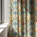 Linen Curtain Panel: Scandinavian Floral Print, Custom Size - Image 3