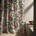 Linen Curtain Panel: Tropical Toucan Bird, Botanical Print - Image 5