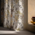 Linen Curtain Panel: Crane Bird Toile, Chinoiserie Print - Image 4