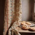 Linen Curtain Panel: Ikat Stripe, Southwest Tribal Print - Image 4