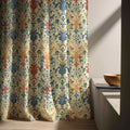Linen Curtain Panel: Scandinavian Floral Print, Custom Size - Image 4