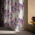 Linen Curtain Panel: Wisteria Bird Print, Custom Size Drapes - Image 6