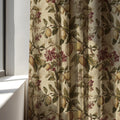 Vintage Lemon Linen Curtain Panel: Botanical Fruit Drapes in Rustic Cottage Style - Image 4