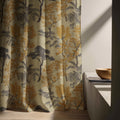 Vintage Landscape Linen Curtain Panel: Nature Tree Toile Drapes in Warm Neutral Tones - Image 5