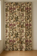 Vintage Lemon Linen Curtain Panel: Botanical Fruit Drapes in Rustic Cottage Style - Image 2